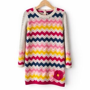 Cynthia Rowley Zig Zag Sweater Dress. Great Condition. Size 5t